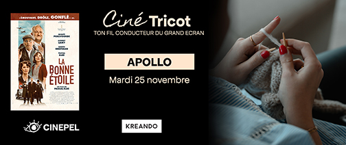 Banner CinéTricot CINEPEL NE Kreando LaBonneEtoile